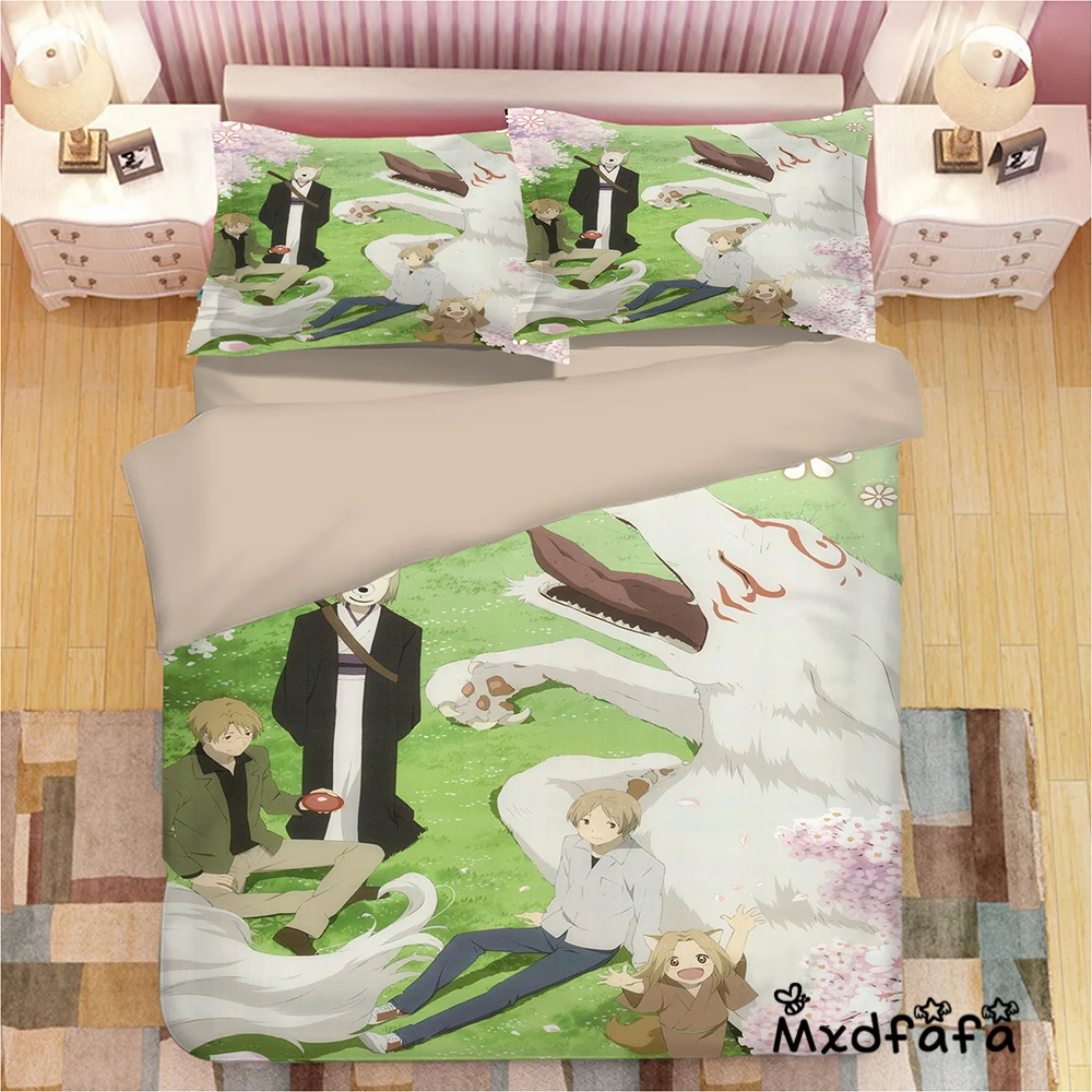 Комплект постельного белья Mxdfafa из аниме Нацумэ Yuujinchou комплект Хлопковое одеяло