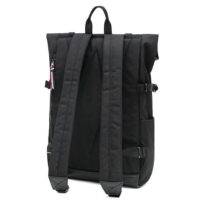 UIYI черный школьный рюкзак мужской лоскутный винтажный из кожи и полиэстера для