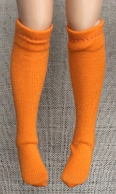 orange 1 пара карамельных цветов чулок носки для Blyth, Azone S, OB, Momoko, barbis, 1/6 куклы аксессуары девочек игрушки чистый цвет - Цвет: orange