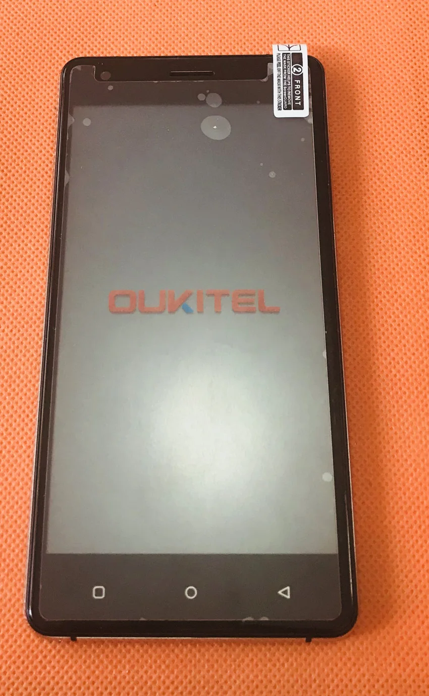 Используется оригинальный ЖК дисплей экран + сенсорный рамка для OUKITEL C5 Pro MTK6737