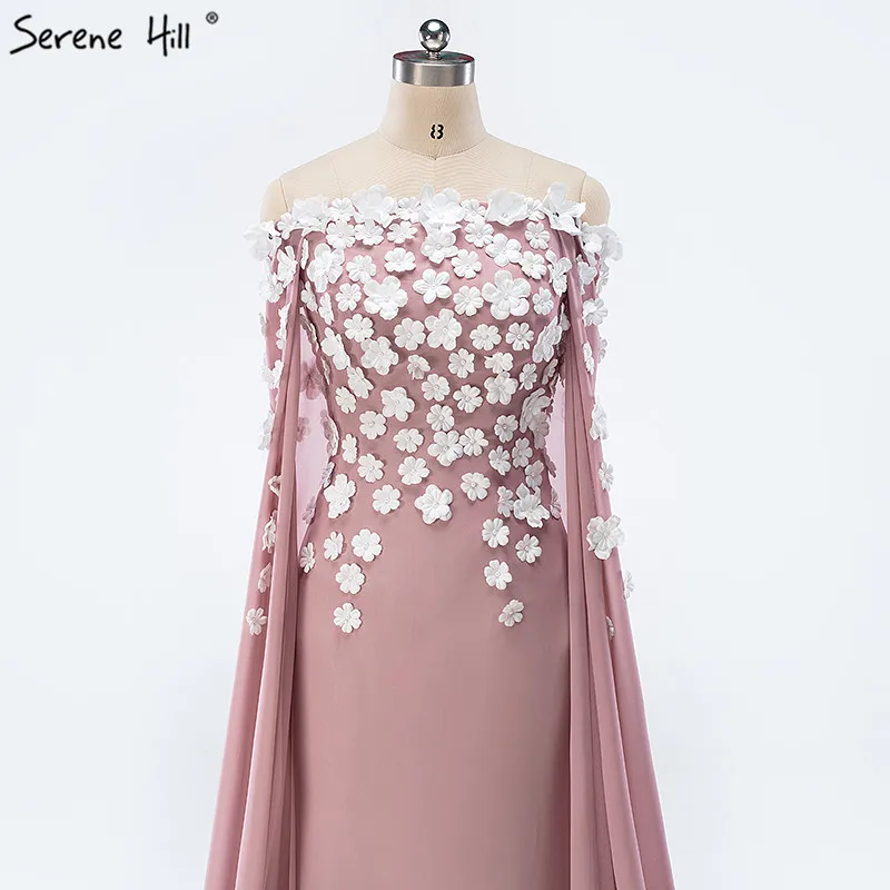 Flower Formal elegant evening dresses long with cap Custom Size Party Dress 2021 Evening HA2107 | Свадьбы и торжества