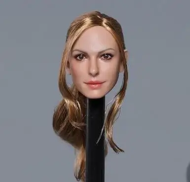 D GACTOYS GC024 1/6 женский фильм звезда голова резьба Скульптура девушка голова спелемент подходит для 12 дюймов женский Phicen бледный цвет фигуры тела - Цвет: D
