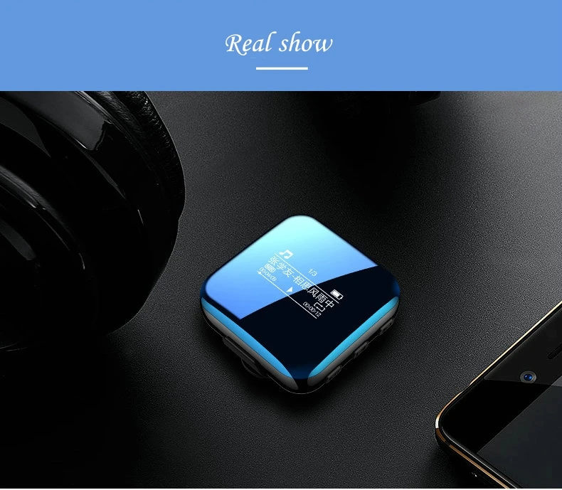 Yescool X1 8 ГБ MP3 музыкальный плеер Bluetooth hifi без потерь спортивный Цифровой Диктофон мини диктофон для бега