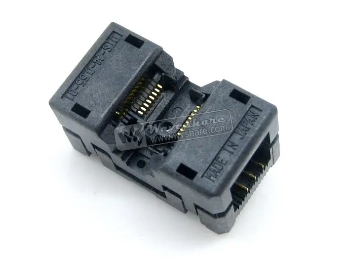 SSOP16 TSSOP16 OTS-16 (24)-0 65-01 Enplas IC тестовый Адаптер для программирования с гнездом 0 65 мм