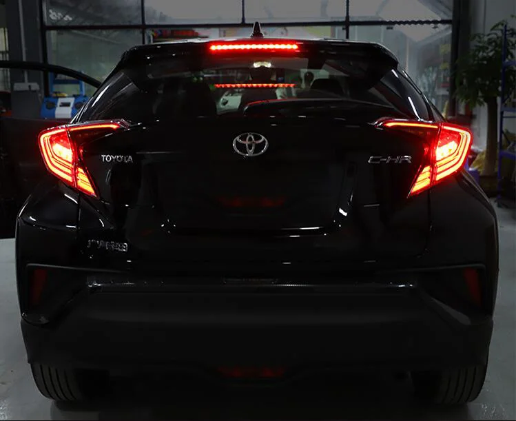 Автомобильный бампер для CHR задний фонарь C-HR taillamp led, автомобильные аксессуары, пик, CHR задний свет, C HR