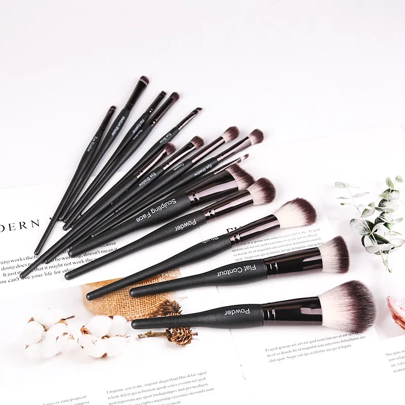 Бренд Zoreya Новое поступление супер мягкие из синтетических волос для макияжа