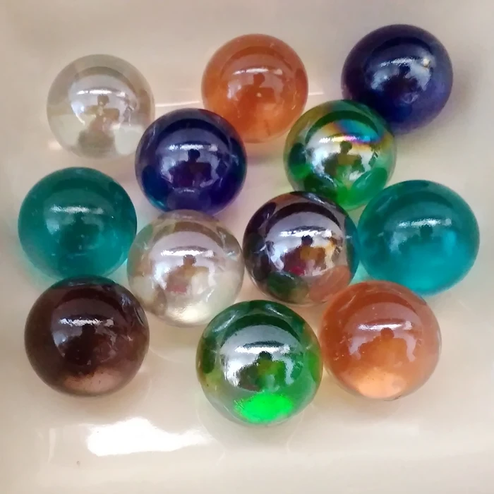 Бесплатная доставка 46 шт./лот 25 мм стеклянные бусины цветные шарики|marbles ball|marble glass