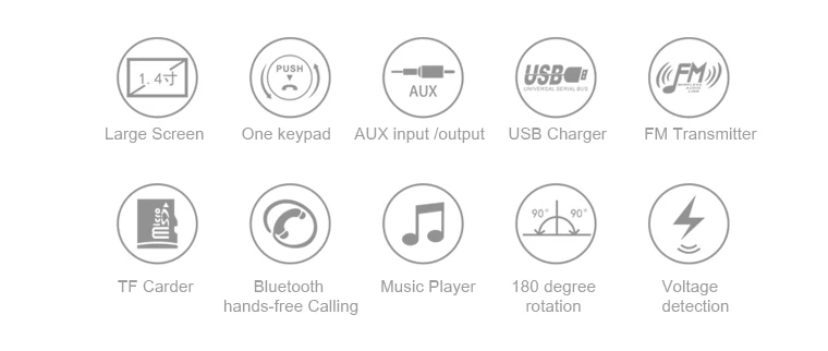 Fm-передатчик Bluetooth автомобильный комплект Hands-free FM модулятор радио адаптер двойной usb зарядка Поддержка U диск MP3 плеер для телефона