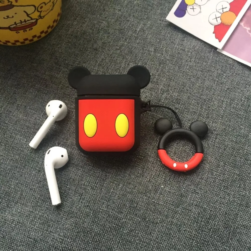 Прекрасный Салли Airpods Мультфильм Силикагель Чехол для Apple Bluetooth Наушники 1/2