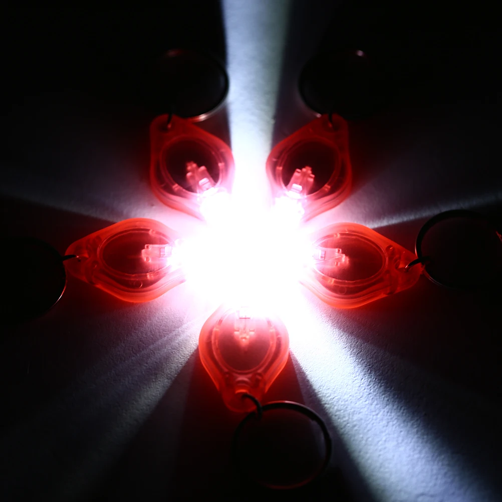 5 шт./лот мини брелок Сжимаемый свет микро светодиодный фонарик для отдыха на