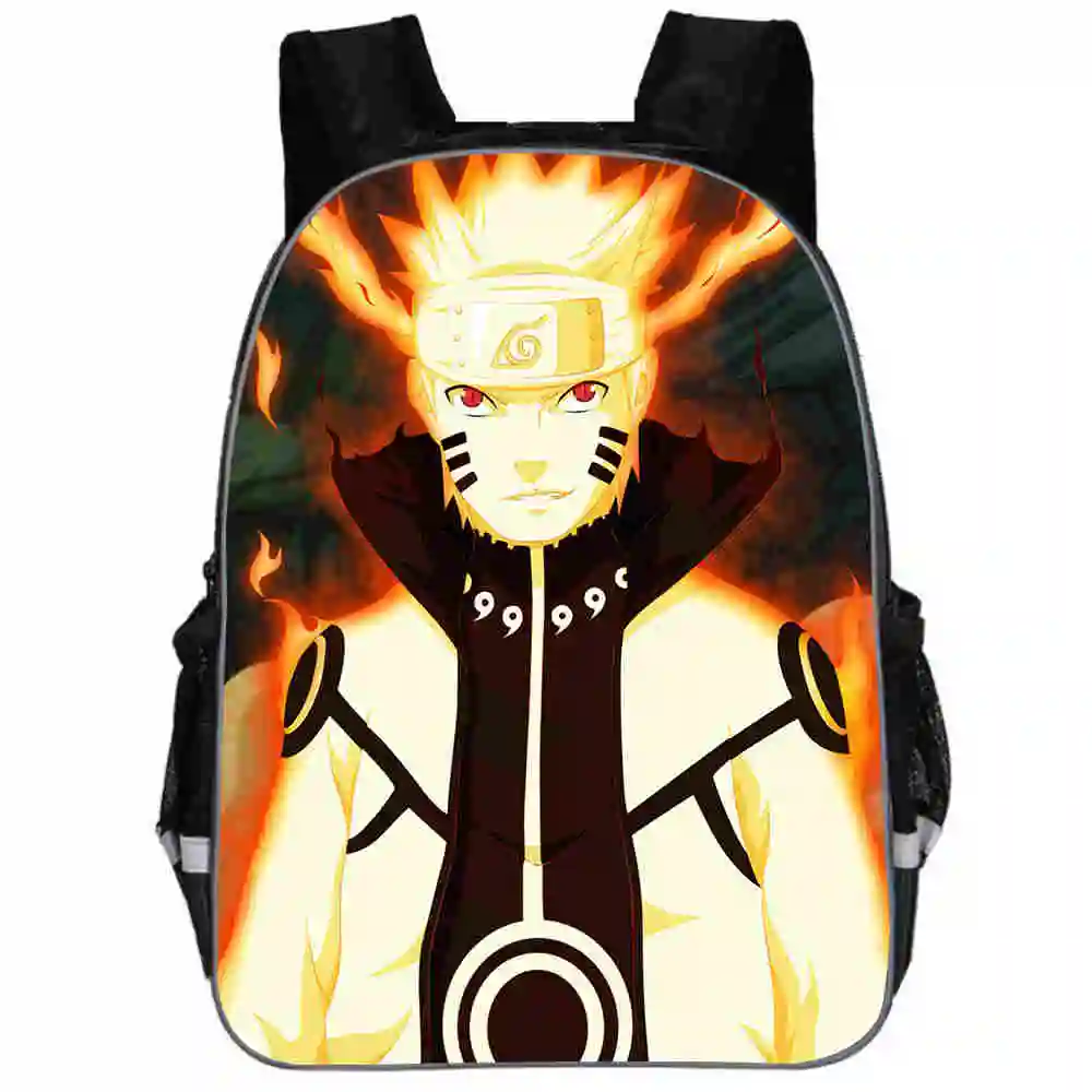 Наруто рюкзак Uchiha SASUKE uzumaki для подростков мальчиков девочек малышей животных детей школьные сумки для книг мужчин женщин Рок Mochila Bolsa - Цвет: O