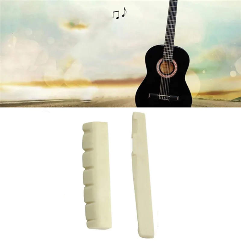 Гитарный музыкальный инструмент костяная гитара Струнный мост седло пустой и