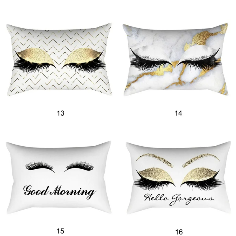 Чехол Мраморная подушка для ресниц подарочные украшения диван подушки чехол