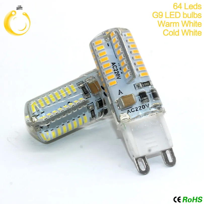 Светодиодный светильник G4 G9 SMD2835 3014 220 В 7 Вт 9 10 12 светодиодный с регулируемой