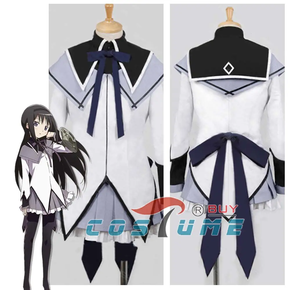 Костюм для косплея Puella Magi Madoka Magica Akemi Homura индивидуальный пошив любой размер|cosplay