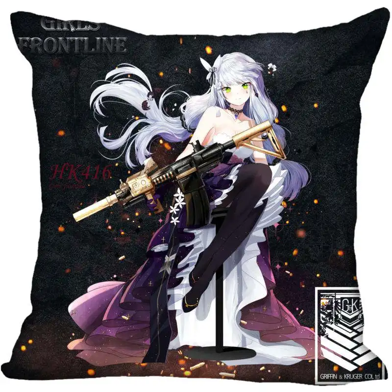Best Girls Frontline декоративная Свадебные наволочки на подушку индивидуальный подарок для(с одной стороны) наволочки с принтом - Цвет: Pillowcase 4