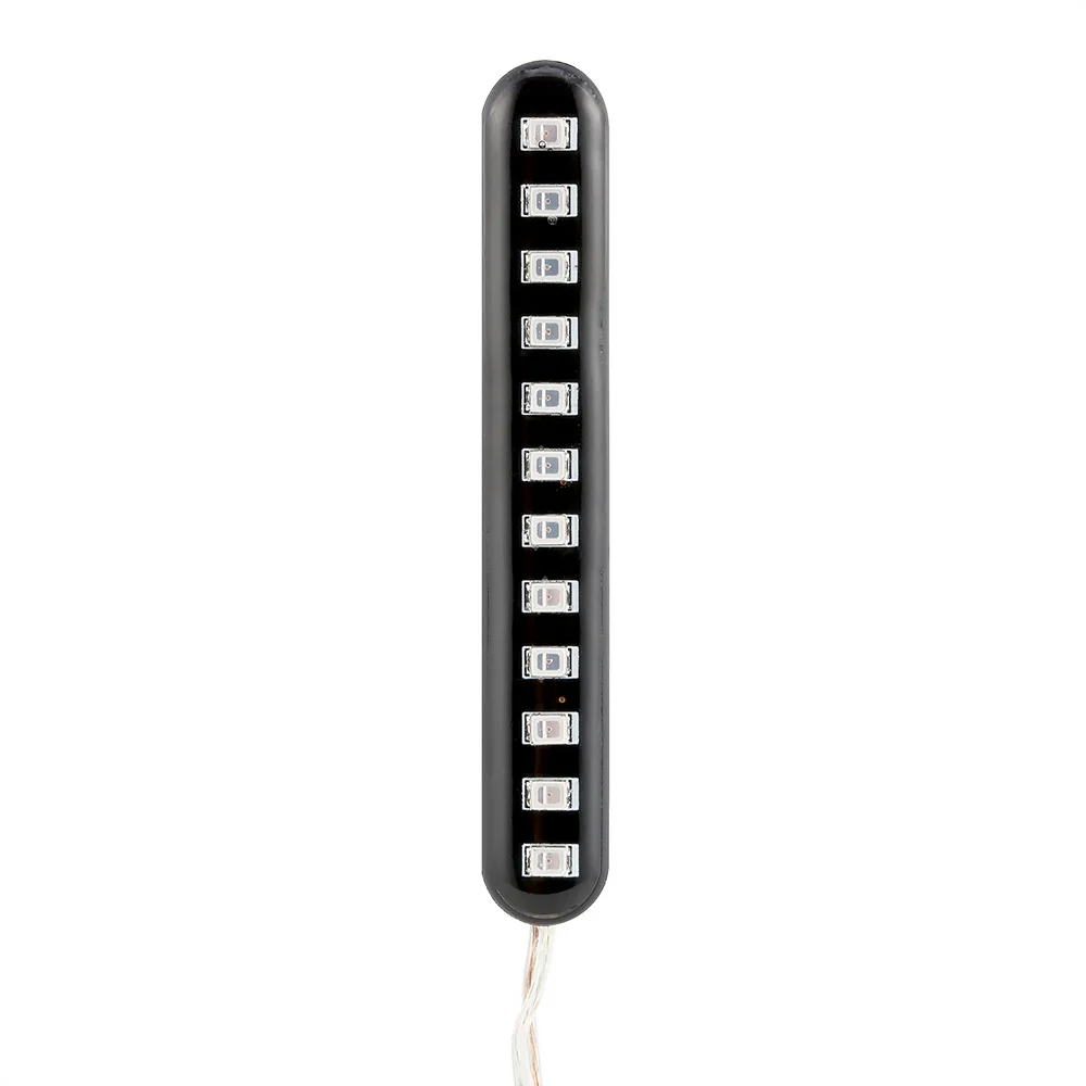 2 шт мотоцикла Led поворотник полосы света течет вода Хвост тормоза мигалка 12LED поворотника мотоцикл показатели