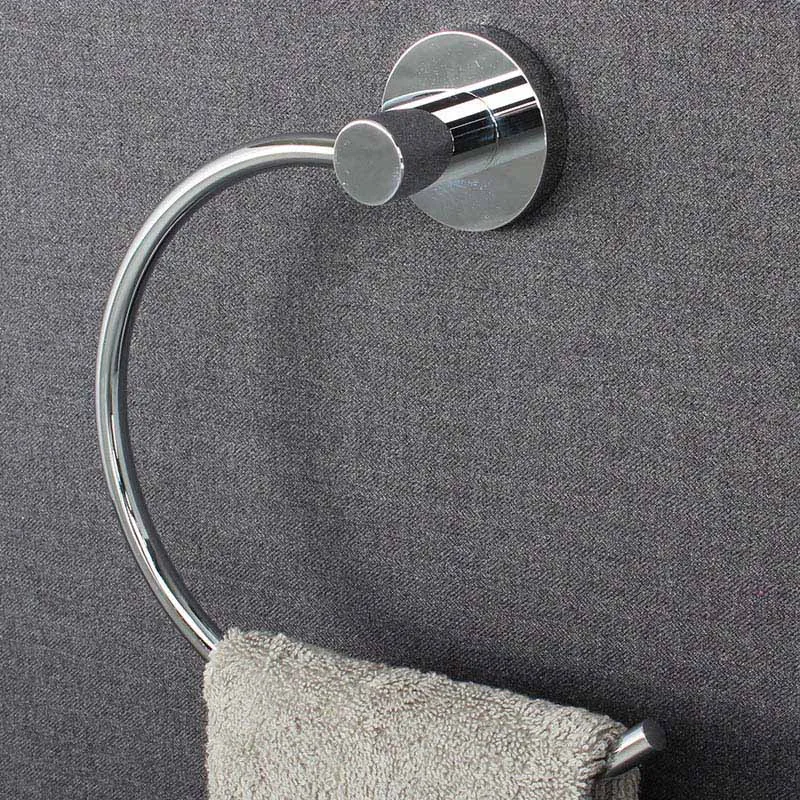 Towel ring Медная ванная комната серия европейские современные медные кольца для полотенец держатель для туалетной бумаги держатель для чашки мыльница полотенце крючок для халата FM-1200 - Цвет: Towel ring