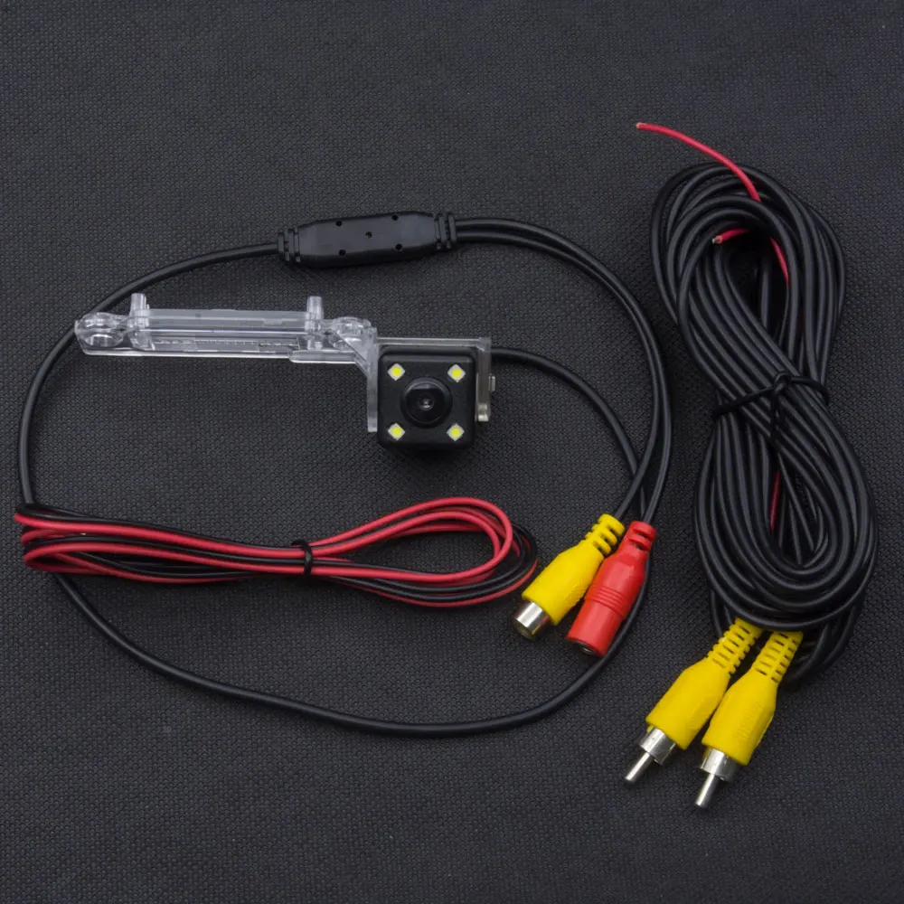 4 LED ligh Backup Rear View Camera For Skoda Octavia 2008 2009 2010 2011 2012 2013 Car Parking LCD Mirror Monitor Reverse | Автомобили и