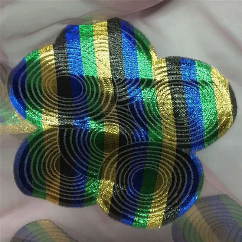 LX!5 + 2 ярда Высококачественная шелковая ткань для женского платья с вышивкой