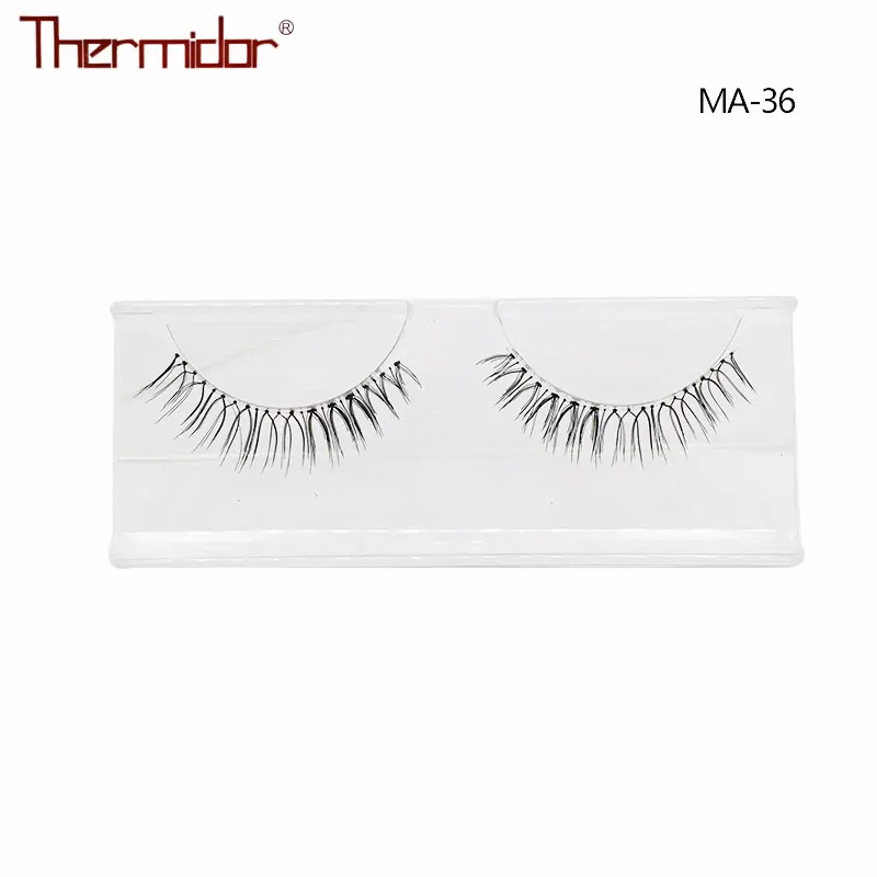 Thermidor Новые 3 пары/коробка натуральные ресницы короткие тонкие синтетические