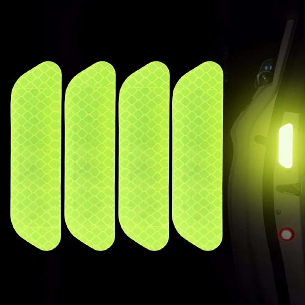 

Open Car Door Stickers Auto Warning Mark Reflective Strips Tail Rear Reflective Tape Driving Safety Car Styling Accessories