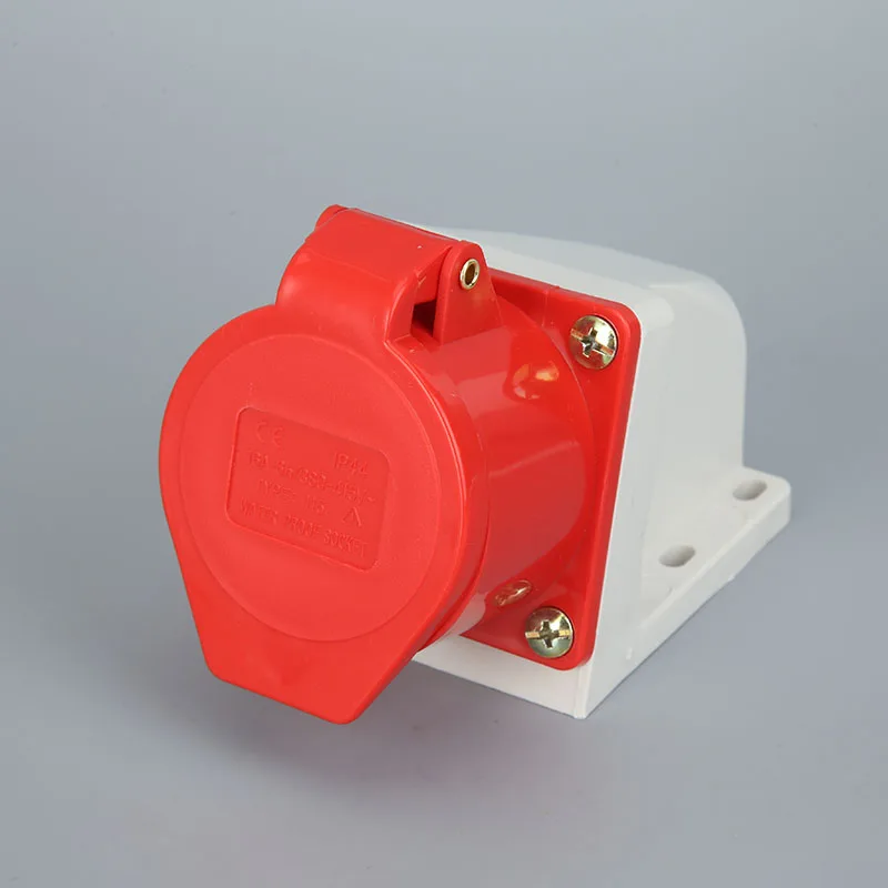 16A IP44 5 контактов 3P + E N Промышленные вилки 380 ~ 415 В штекеры и розетки для