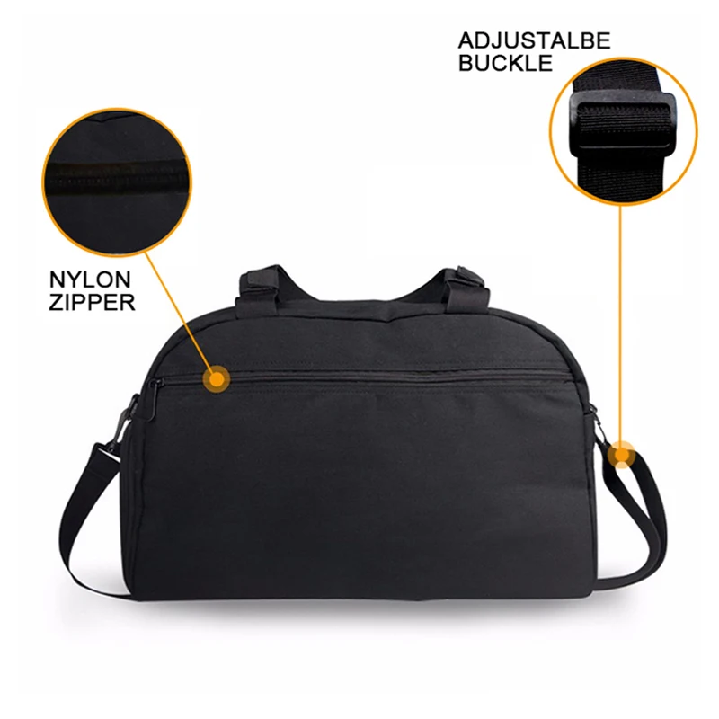 Новая модная вместительная женская сумка для багажа с 3D рисунком рыбы дорожная