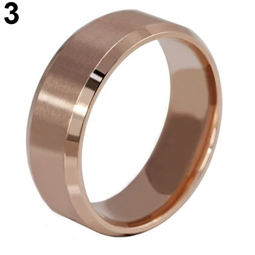 Men's Women's 8mm Wide Band Titanium Steel Ring Jewelry US 5-14 | Rings