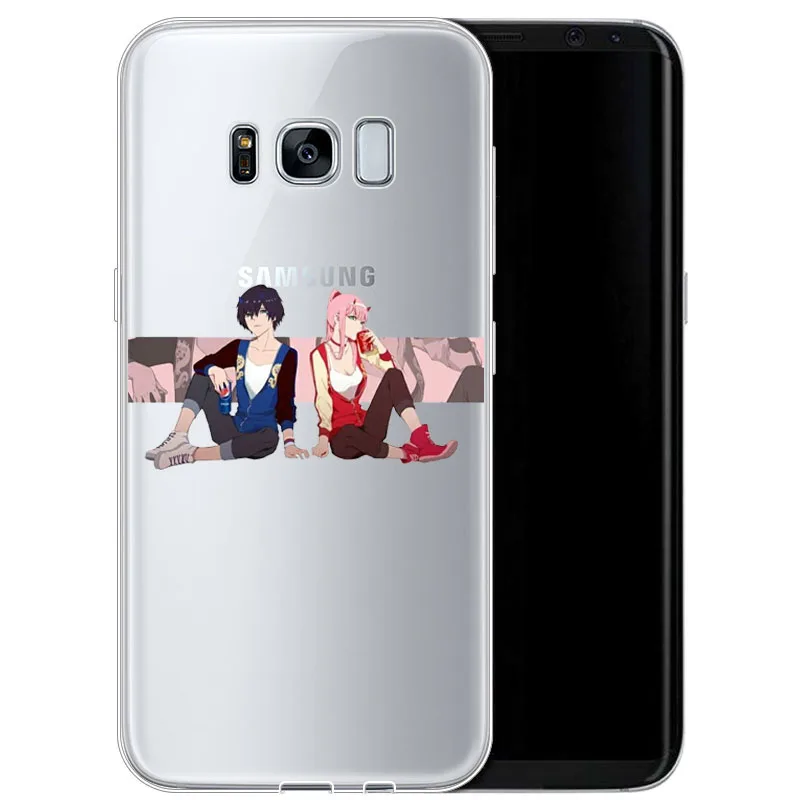 Горячий Дарлинг в FranXX чехол для Samsung Galaxy S7 S8 S6 S7EDGE S9 S9PLUS NOTE 3 8 9 последнее популярное