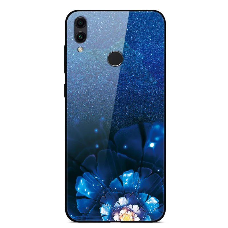 10 Tempered Glass Case For Huawei Honor 8C Case Hard PC Back Cover For Huawei Honor 8C Phone Cases Soft Bumper Coque on Honor8C 8 C - Цвет: 10