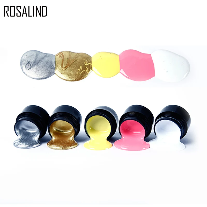 ROSALIND, 5 мл, Гель-лак для рисования, лак для ногтей, полуперманентный УФ-Гибридный грунт для ногтей, сделай сам, 142 цветов, Гель-лак для ногтей