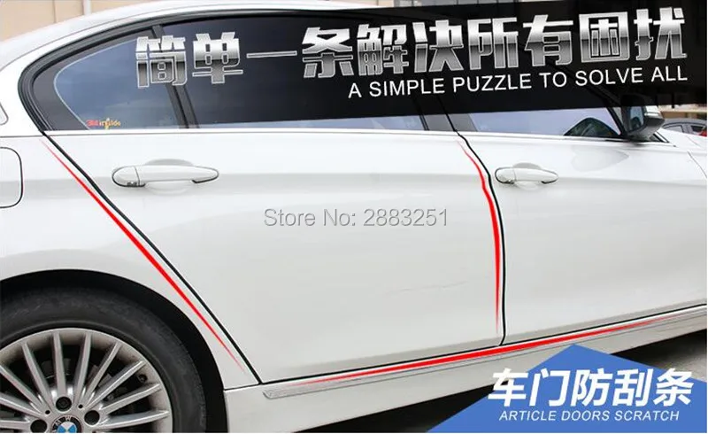 

10M car styling Car Door Edge Protection Strip Moulding stickers for Honda fit accord crv civic 2006-2012 jazz city accessories