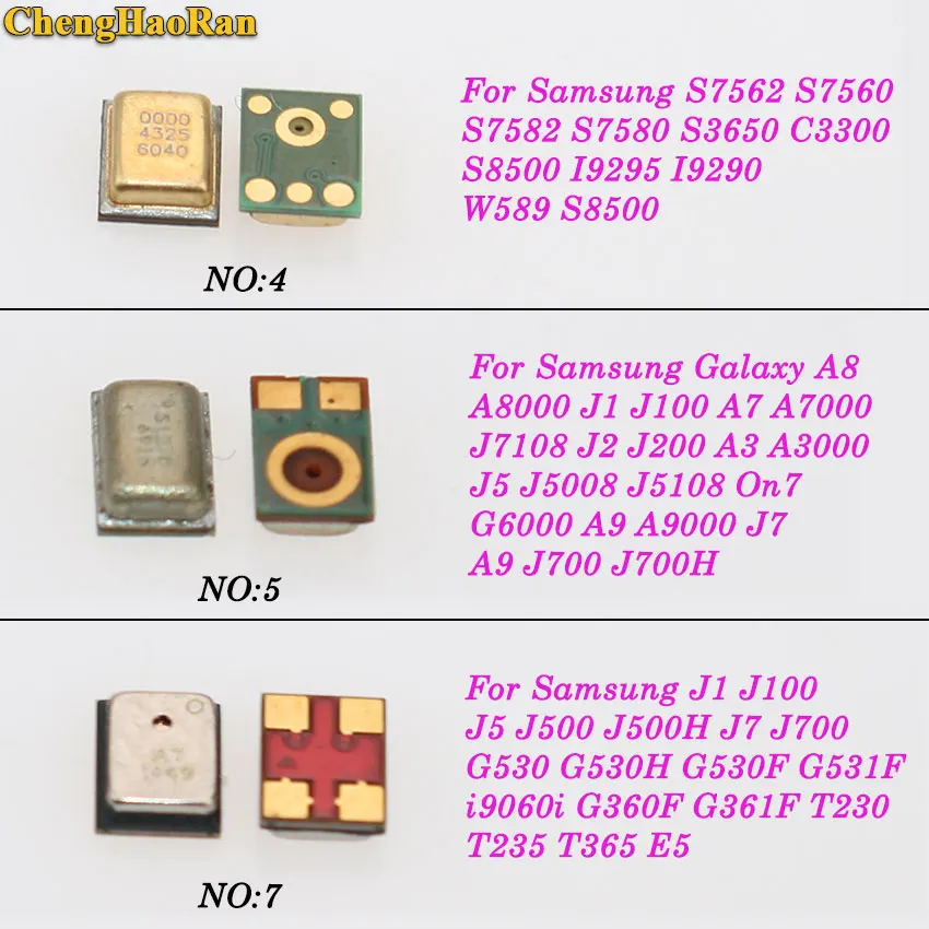 ChengHaoRan 1 шт. микрофон для Samsung Galaxy S6 S7 J1 J2 J5 J3 2016 J320f J320 A8 A9 Note 4 5 N9005 N9006