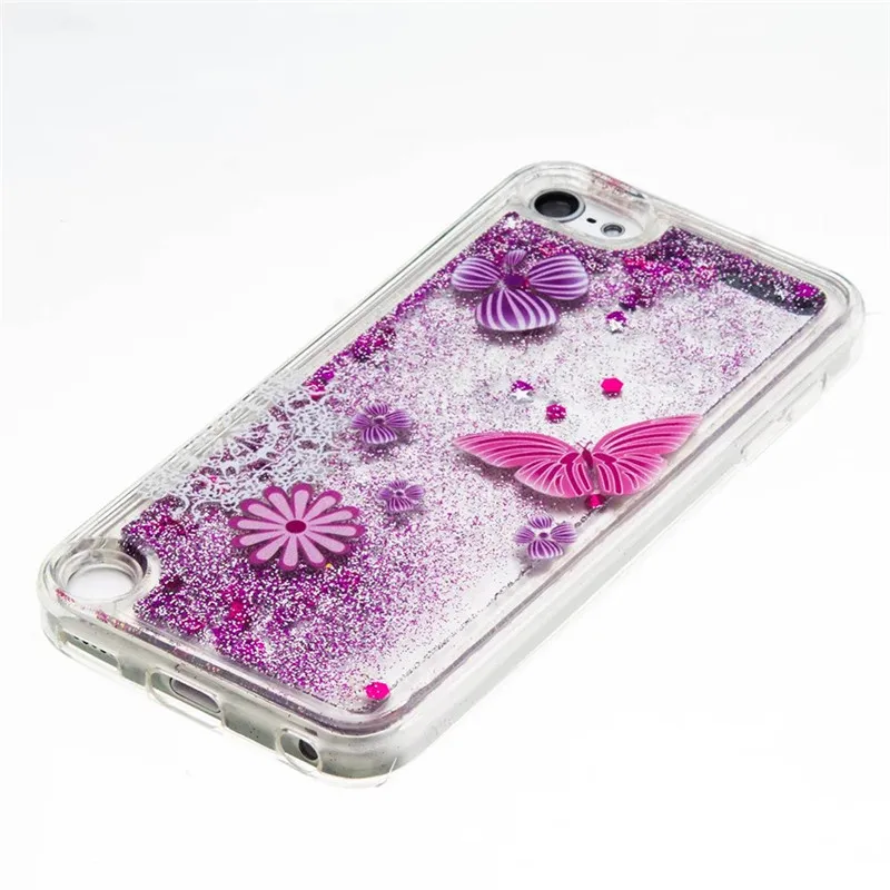 2017 Новый Мягкий Чехол для iPod Touch 5 Шику Блеск тпу Силиконовый 6 Девушки Coque Fundas |