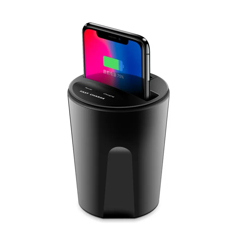 696 2018 Hottest Car Cup Wireless Charger QI Mobile Phone for Samsung Galaxy J5 | Электроника