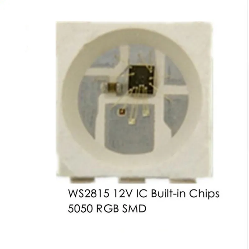 Светодиодный чип WS2815 1000 RGB с интеллектуальным управлением светодиодный