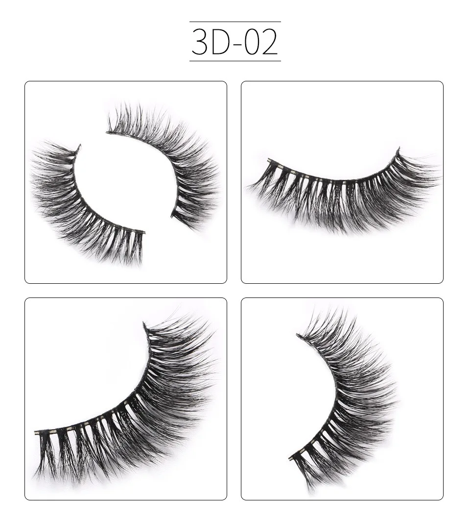 Clotobeauty натуральные накладные ресницы 3D норковые ресницы ручная работа длинные толстые объемные ресницы для наращивания макияжа Eyelashes-3D