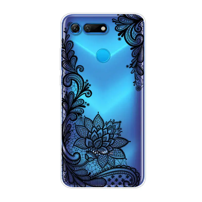 Чехол для Honor View 20 чехол Huawei силиконовая Мягкая задняя крышка из ТПУ телефона View20