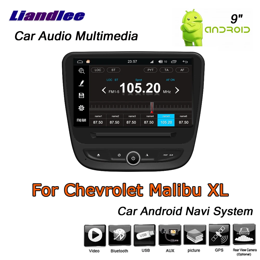 Liandlee Android 8 UP для Chevrolet Malibu XL~ для стерео-Радио автомобильной Carplay камеры gps карта навигатор навигационная система без CD DVD