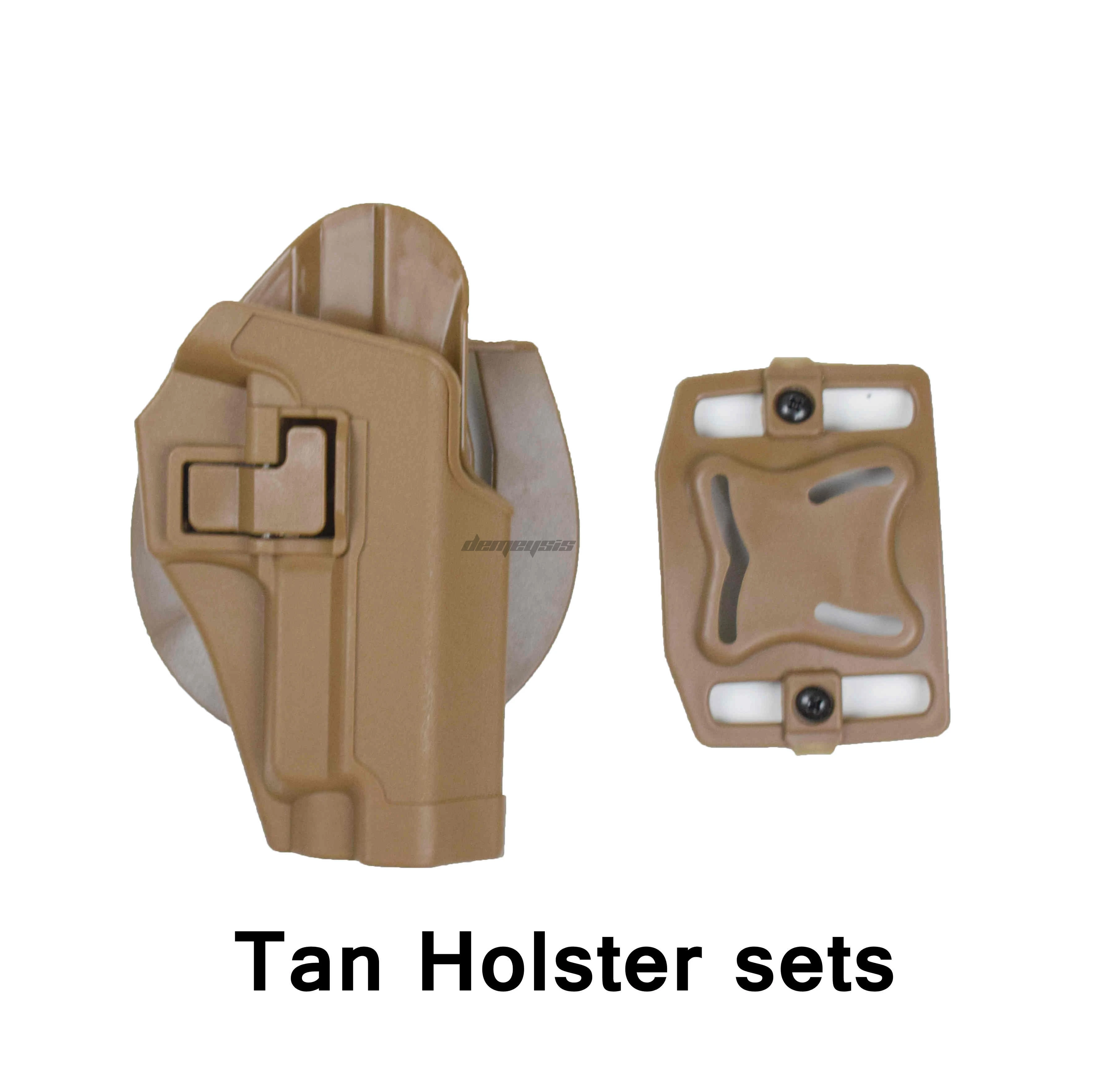 tan holster Тактический Пистолет поясной ремень кобура быстросъемный военный страйкбол кобура для стрельбы охотничий пистолет кобуры для SIG SAUER P226 P229 - Цвет: tan holster