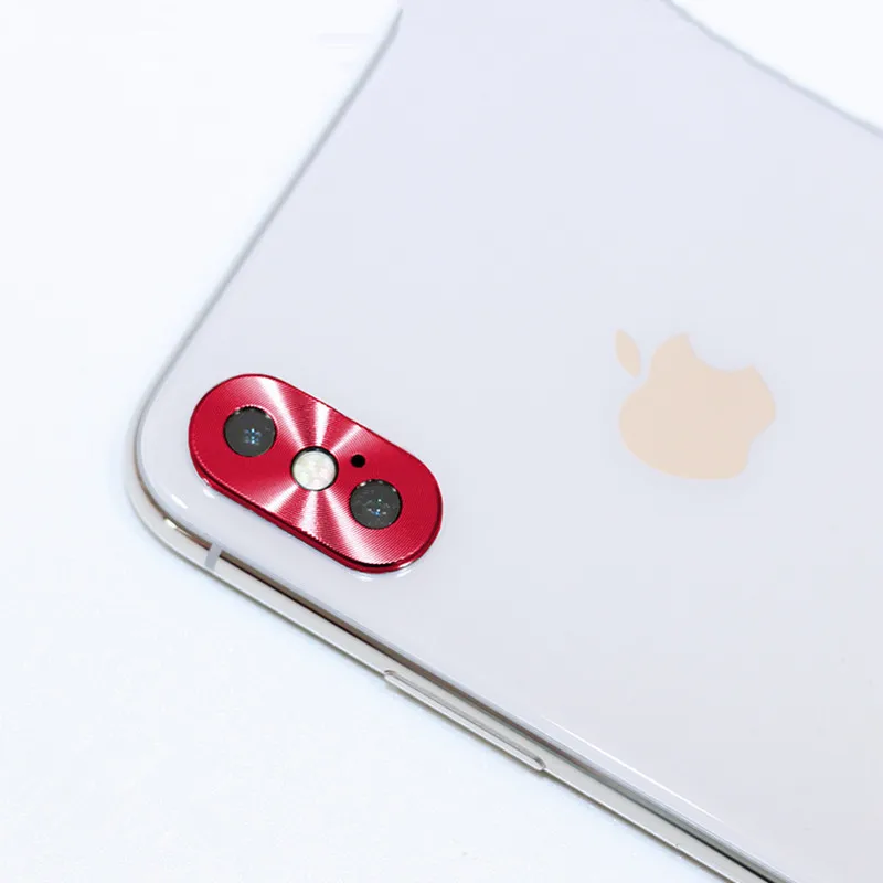 Металлический протектор объектива для iphone XS, XR, XS, Max, 7, 8 Plus, X, роскошная защита для камеры, круглый чехол, кольцо, защита Бампера, кольцо