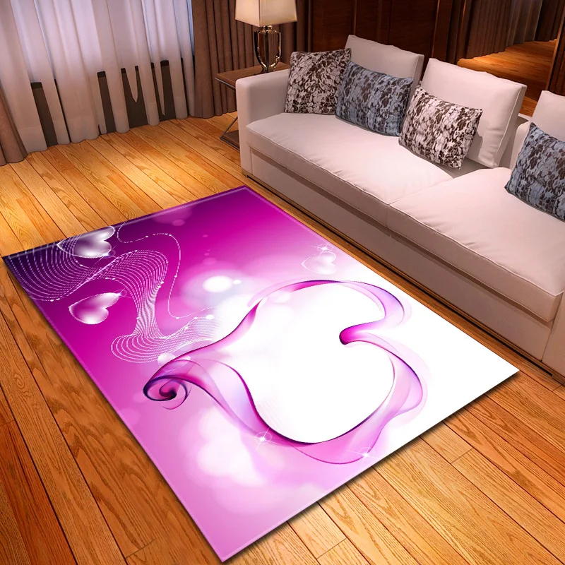 3D романтический свадебный ковер для декора спальни в подарок на день Святого