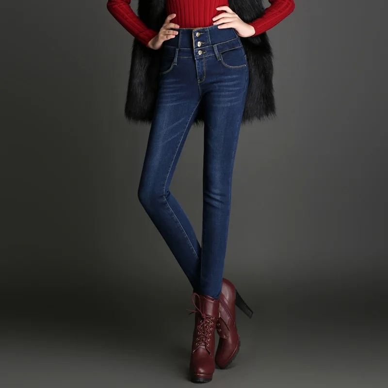 Spring 2018 Fashion Skinny Jeans Pants Women Stretch Womens Denim Casual Blue Feminino |