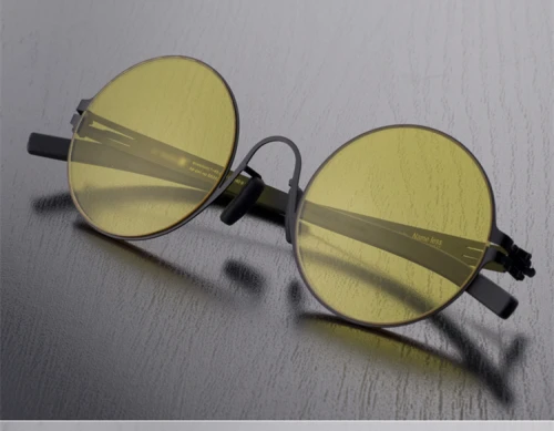 Black VS Yellow lens Винтажные Круглые Солнцезащитные очки из нержавеющей стали без винта, женские уличные солнцезащитные очки с цветными линзами, мужские UV400 Gafas De Sol - Цвет линз: Black VS Yellow lens