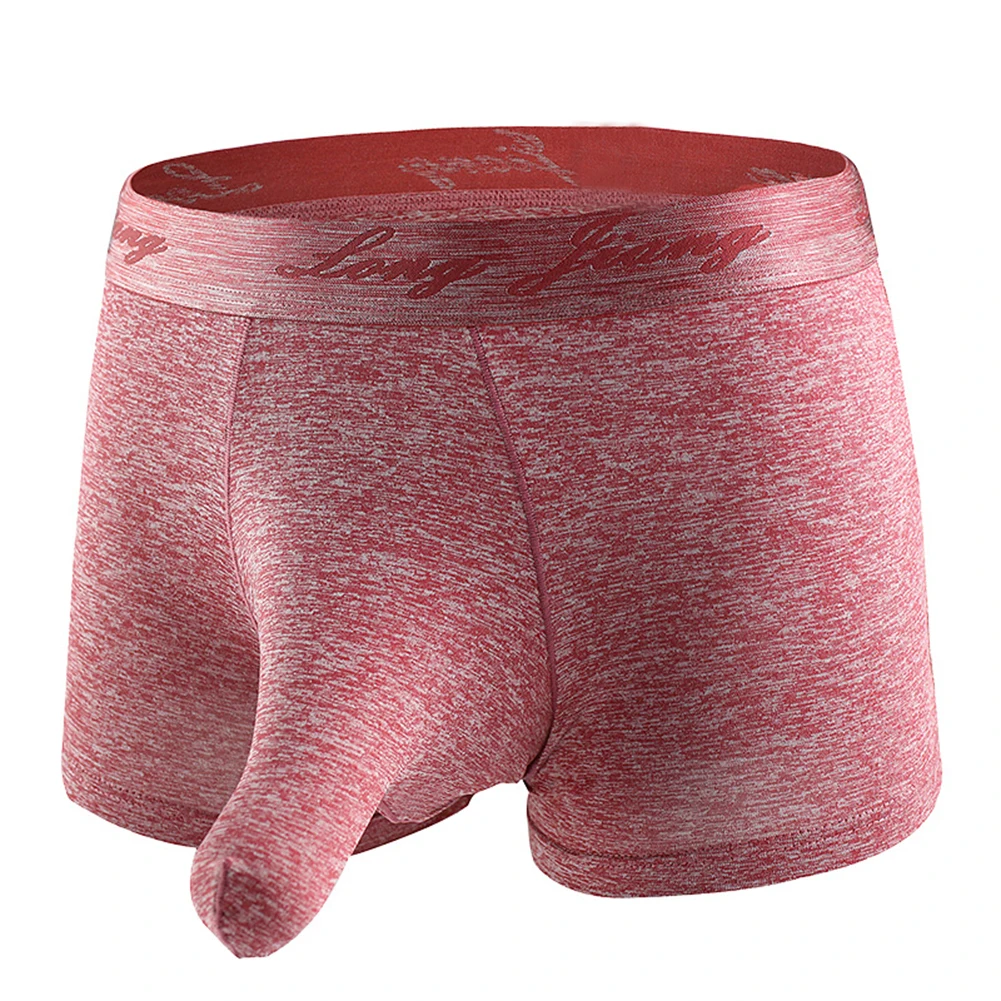 Sexy Men Elephant Nose Penis Pouch Boxers Briefs Mid Rise Breathable Underwear 2018 | Panties &amp