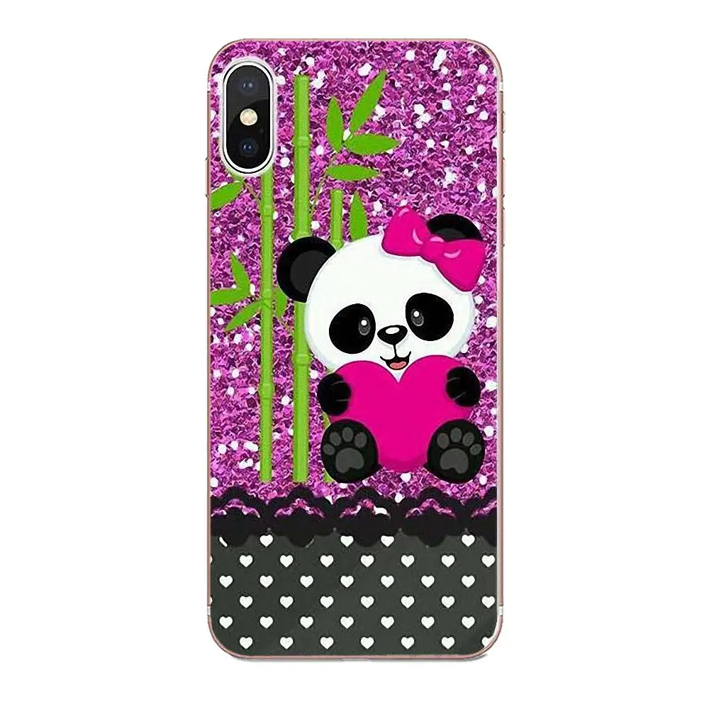 as picture Забавный дизайн супер милая панда для sony Xperia Z(Сони Иксперия З) Z1 Z2 Z3 Z4 Z5 компактный мини M2 M4 M5 T3 E3 E5 XA XA1 XZ Премиум мягкий Кап Coque - Цвет: as picture