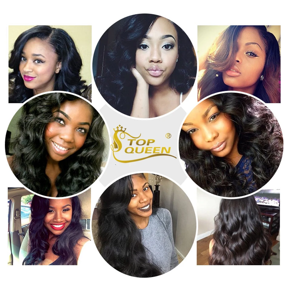 Бразильский Девственные Волосы 5 Шт. Объемной Волны Человеческих Волос Weave Связки