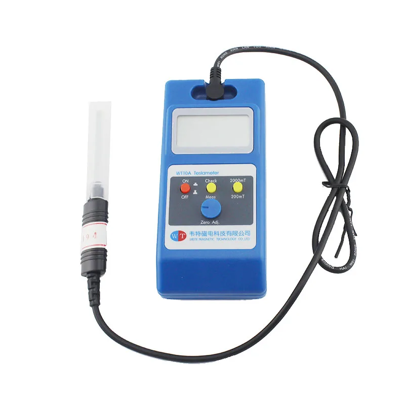 Горячая продажа Профессиональный ЖК дисплей Gaussmeter Tesla Meter WT 10A цифровой