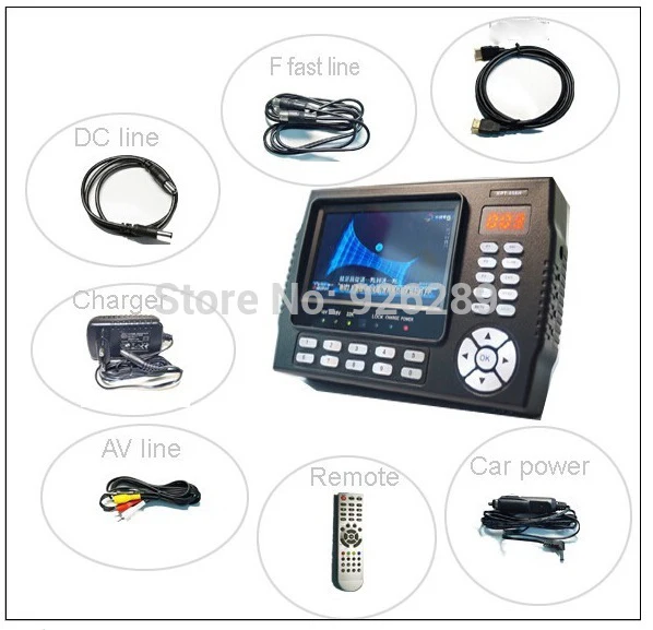 Satlink WS-6922 KPT-958H 4,3 дюймов TFT светодиодный sat finder DVB-S2 ручной satfinder sattelite KPT 958H satfinder dvb s2 satlink